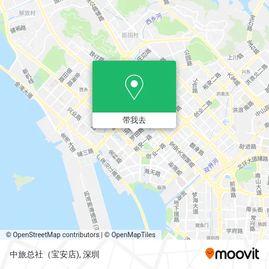 中旅总社（宝安店)地图