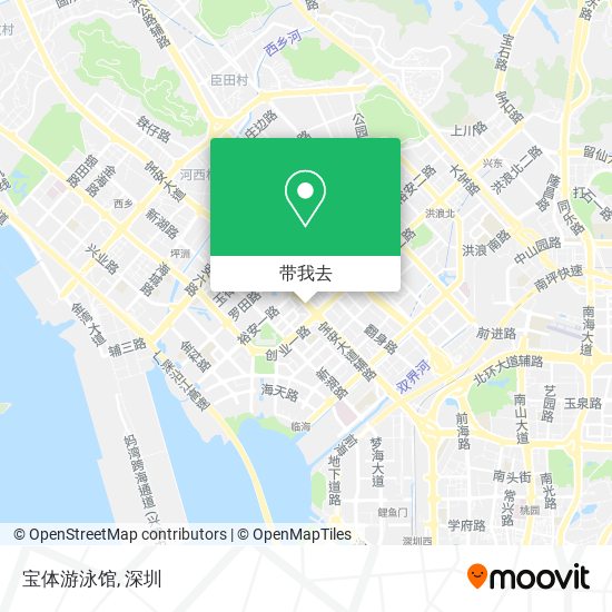 宝体游泳馆地图
