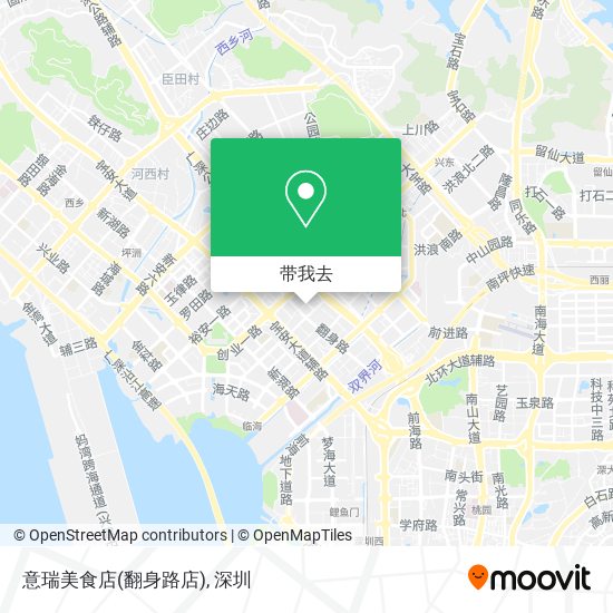 意瑞美食店(翻身路店)地图