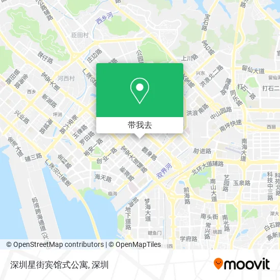 深圳星街宾馆式公寓地图