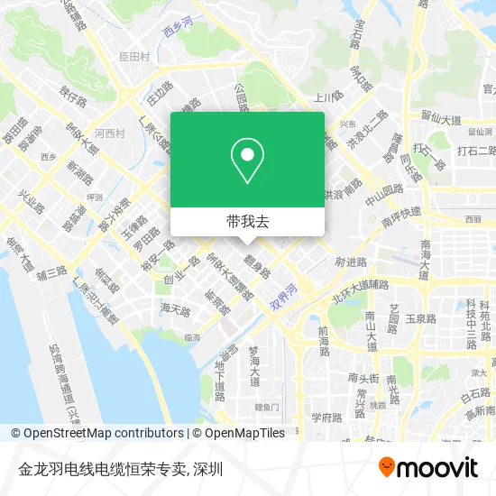 金龙羽电线电缆恒荣专卖地图