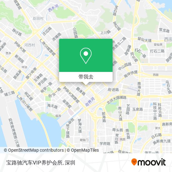 宝路驰汽车VIP养护会所地图