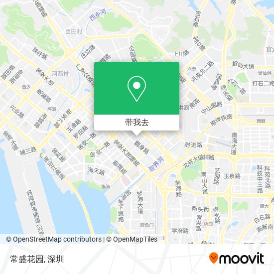 常盛花园地图