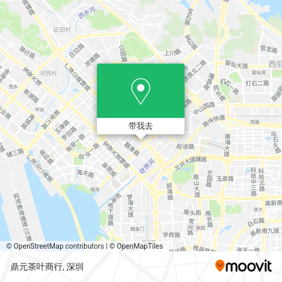 鼎元茶叶商行地图