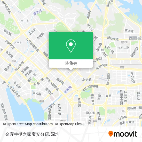 金晖牛扒之家宝安分店地图