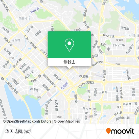 华天花园地图
