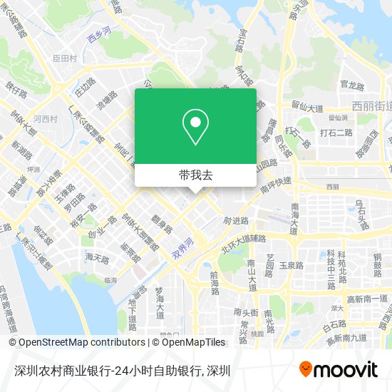 深圳农村商业银行-24小时自助银行地图