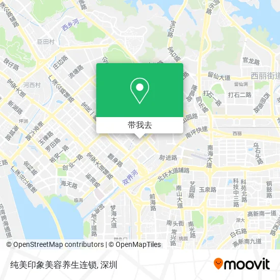 纯美印象美容养生连锁地图