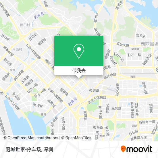 冠城世家-停车场地图