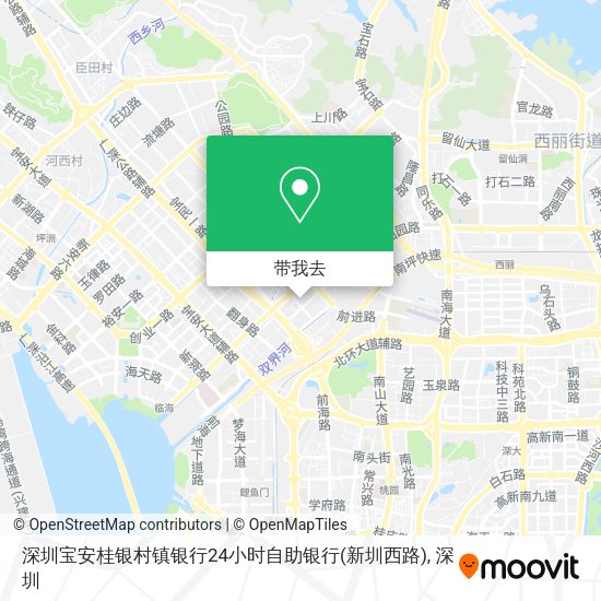 深圳宝安桂银村镇银行24小时自助银行(新圳西路)地图