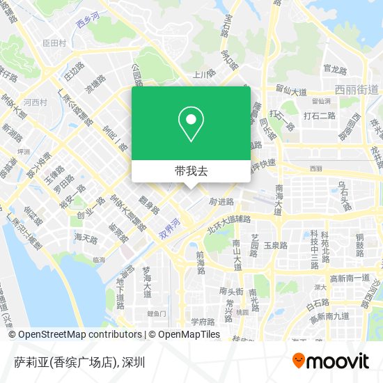 萨莉亚(香缤广场店)地图