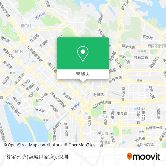 尊宝比萨(冠城世家店)地图