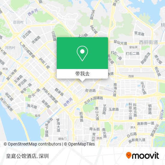 皇庭公馆酒店地图