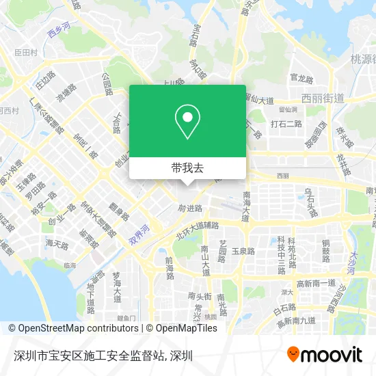 深圳市宝安区施工安全监督站地图
