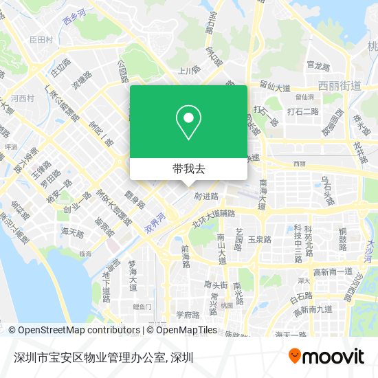 深圳市宝安区物业管理办公室地图