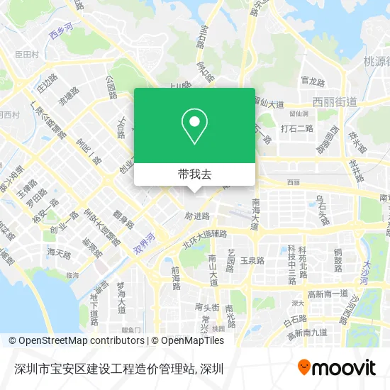深圳市宝安区建设工程造价管理站地图