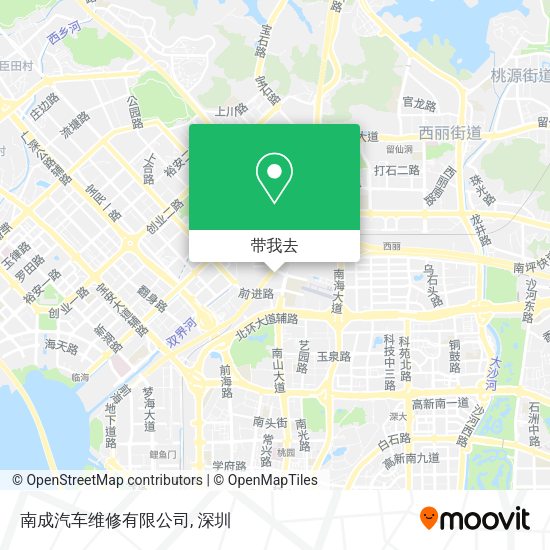 南成汽车维修有限公司地图