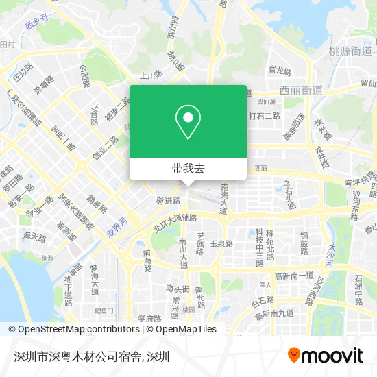 深圳市深粤木材公司宿舍地图