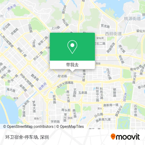 环卫宿舍-停车场地图