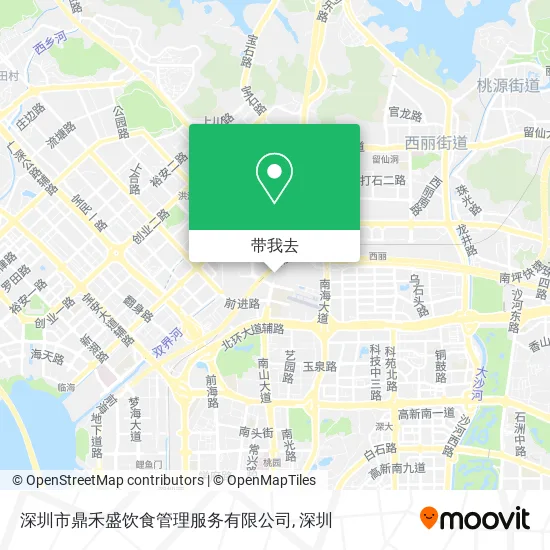 深圳市鼎禾盛饮食管理服务有限公司地图