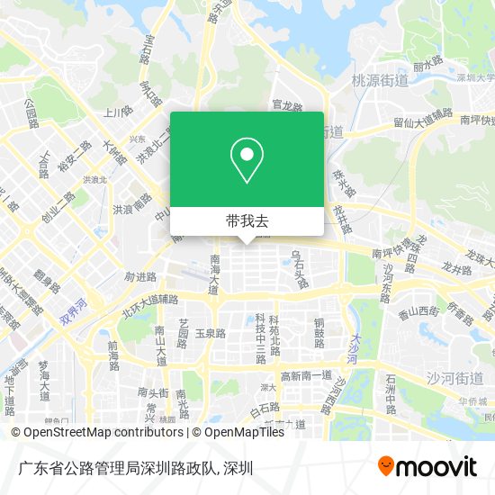 广东省公路管理局深圳路政队地图