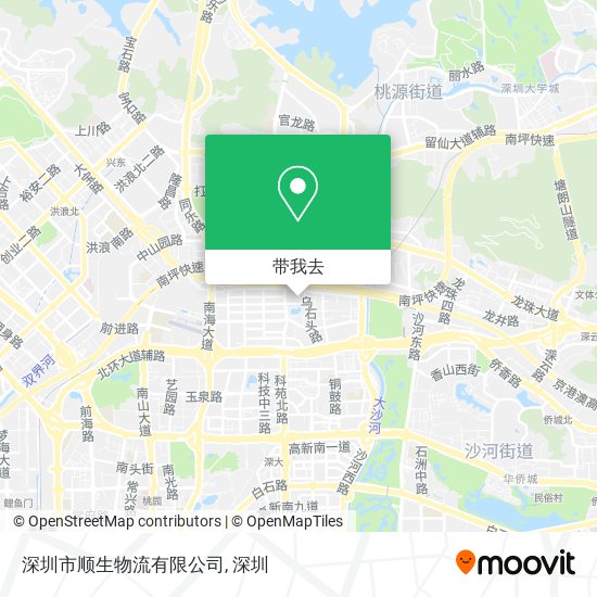 深圳市顺生物流有限公司地图