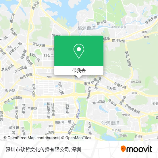 深圳市钦哲文化传播有限公司地图