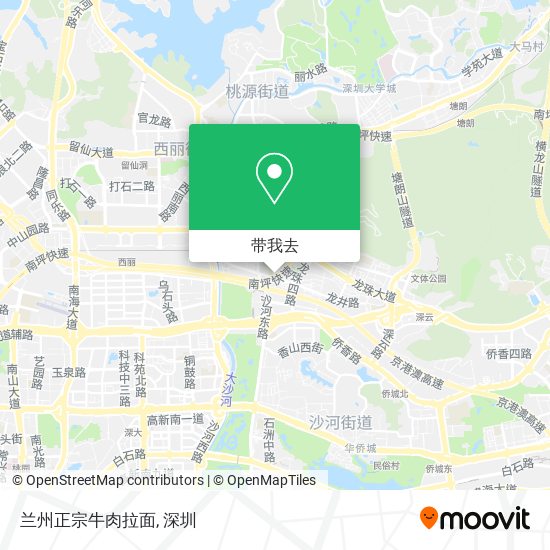 兰州正宗牛肉拉面地图