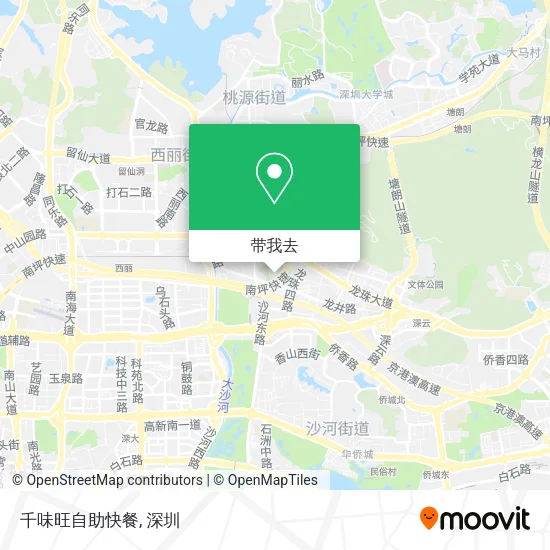千味旺自助快餐地图