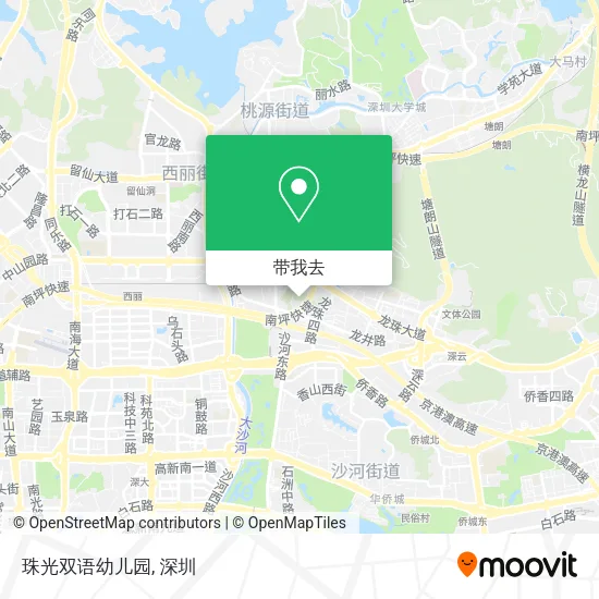 珠光双语幼儿园地图