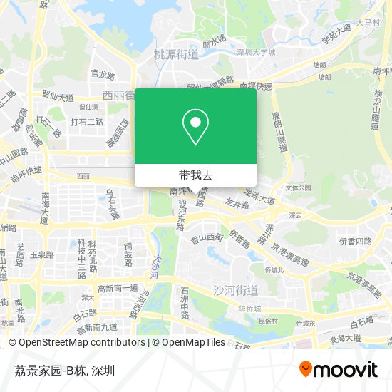 荔景家园-B栋地图