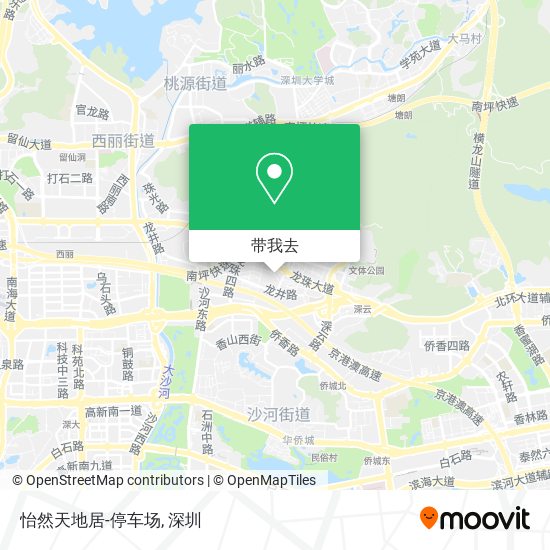 怡然天地居-停车场地图