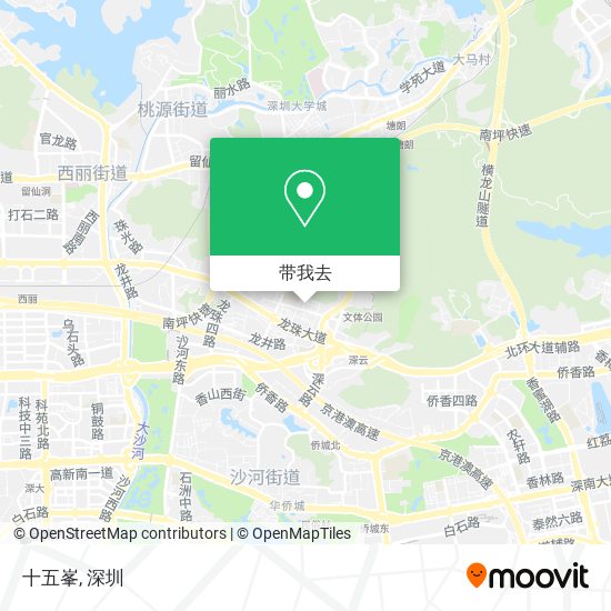 十五峯地图