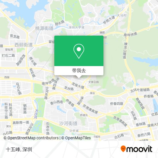 十五峰地图