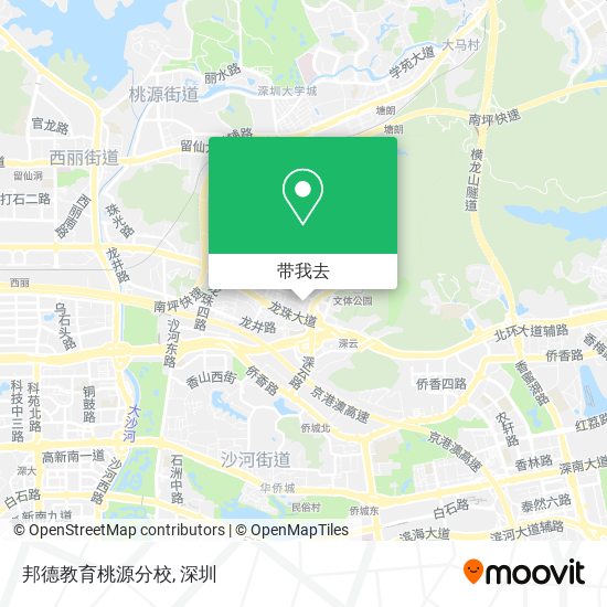 邦德教育桃源分校地图