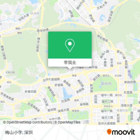 梅山小学地图