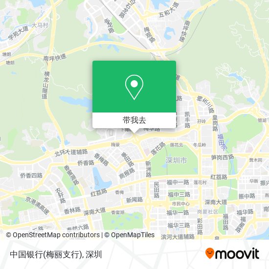 中国银行(梅丽支行)地图