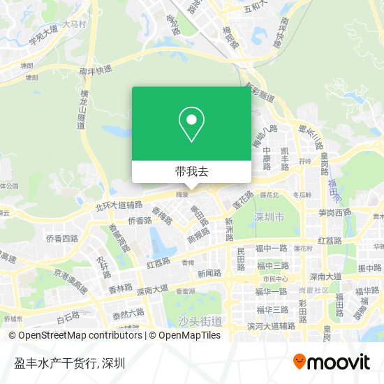 盈丰水产干货行地图