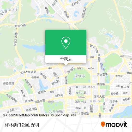 梅林前门公园地图