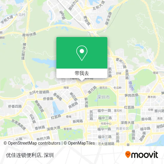 优佳连锁便利店地图