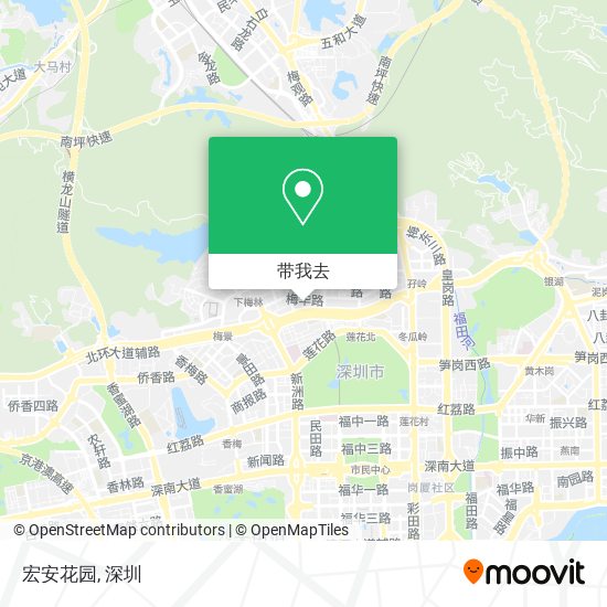 宏安花园地图
