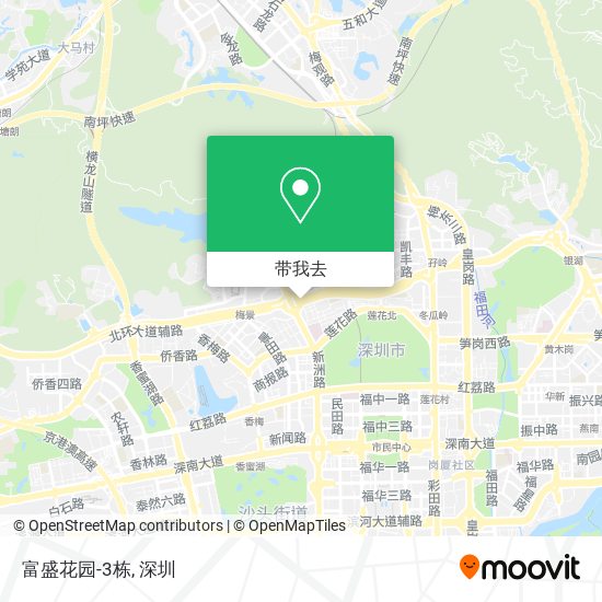 富盛花园-3栋地图