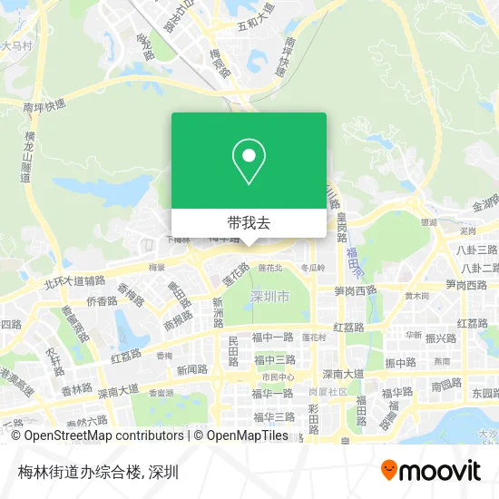梅林街道办综合楼地图