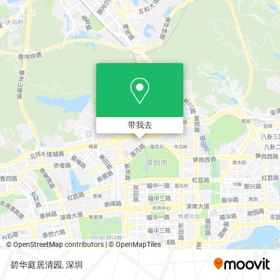 碧华庭居清园地图