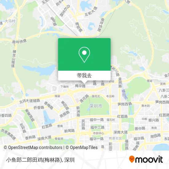 小鱼郎二郎田鸡(梅林路)地图