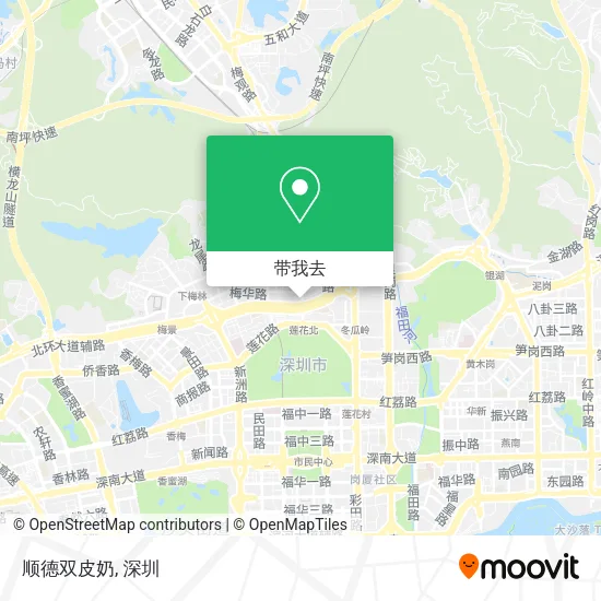 顺德双皮奶地图