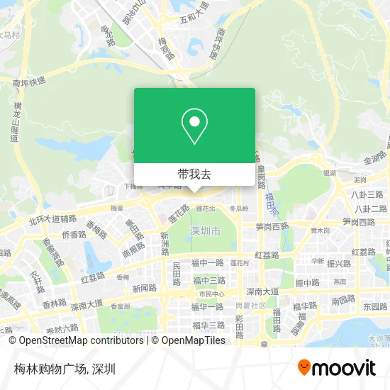 梅林购物广场地图