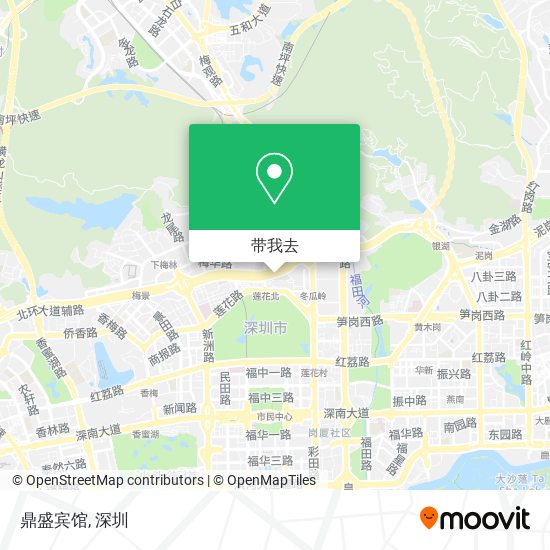 鼎盛宾馆地图