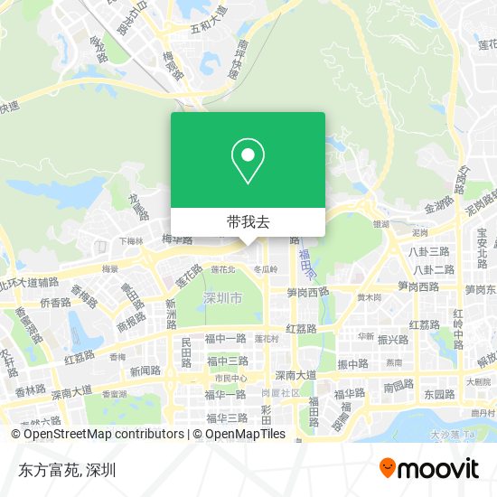 东方富苑地图