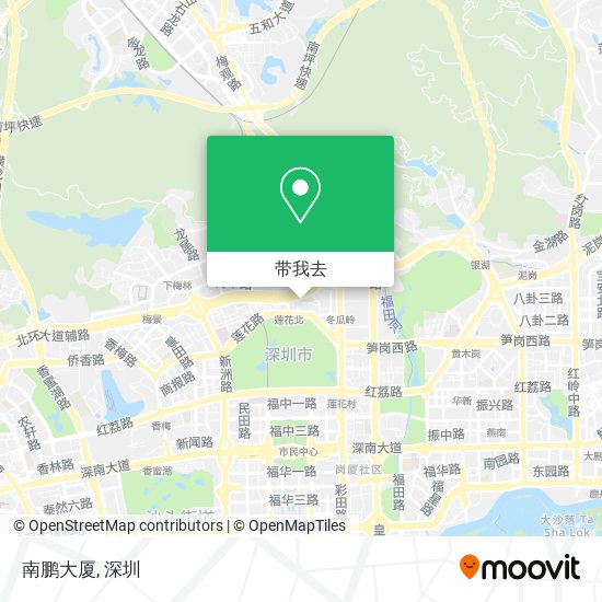 南鹏大厦地图